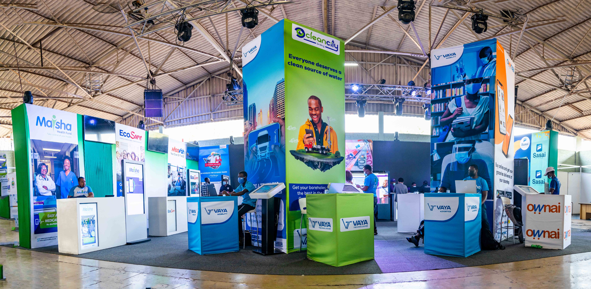 Exhibitor pavilion at the Zimbabwe Agricultural Show